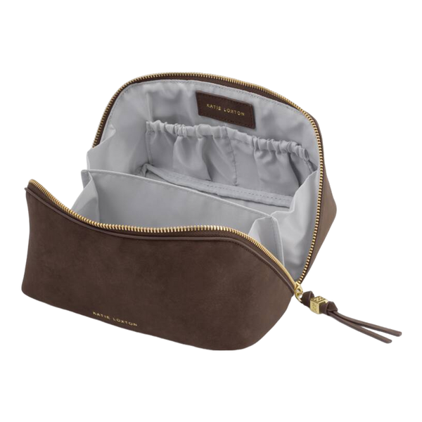 Katie Loxton Soho Medium Suedette Makeup And Wash Bag