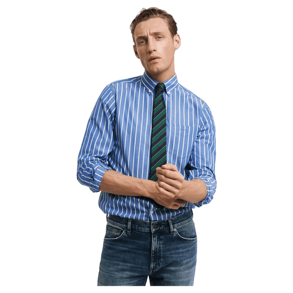 GANT Reg Poplin Stripe Shirt