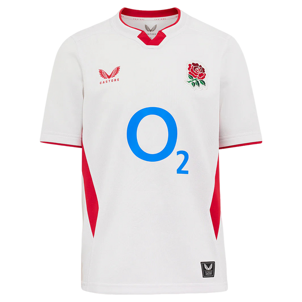 Castore Junior England Home Rugby Shirt