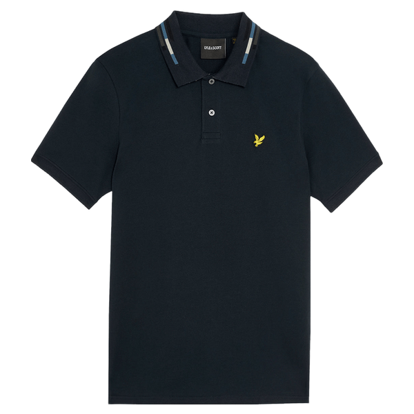 Lyle & Scott Striped Tipped Polo Shirt