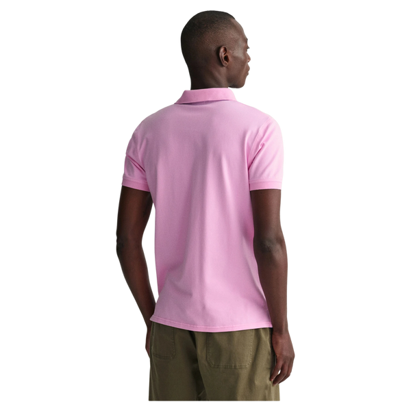 GANT Contrast Collar Pique Short Sleeve Rugger