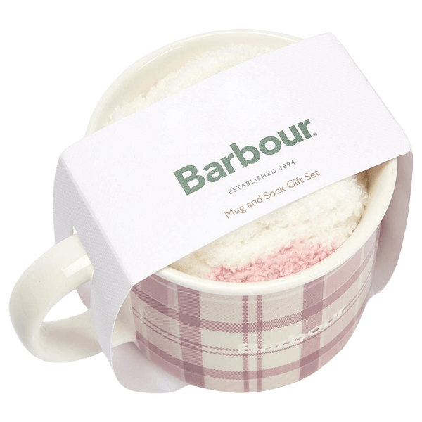 Barbour Mug & Sock Gift Set