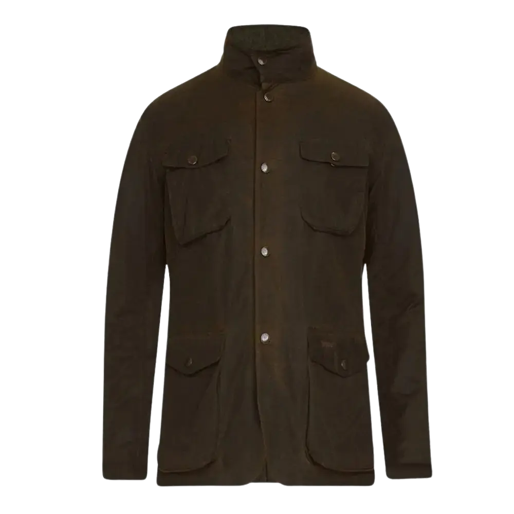 Barbour Ogston Wax Jacket For Men In Olive Coes
