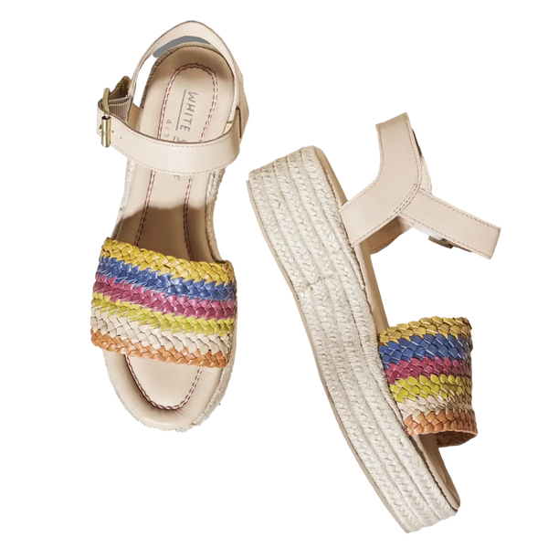 White Stuff Woven Espadrille Flatform Sandals