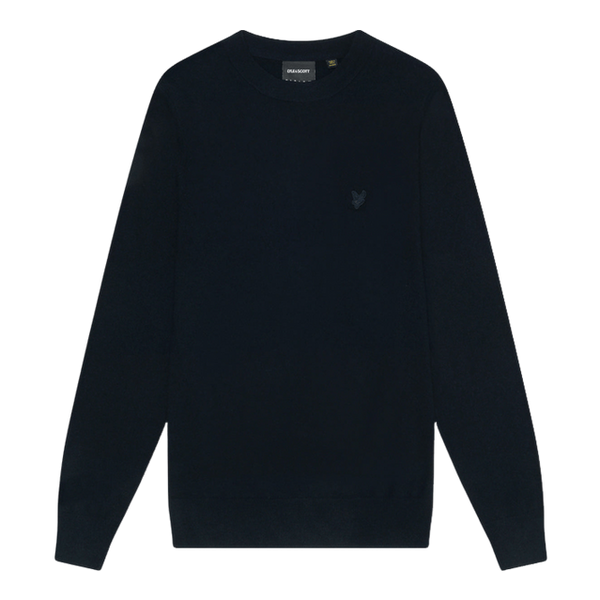 Lyle & Scott Tonal Eagle Lambswool Crew Neck Jumper