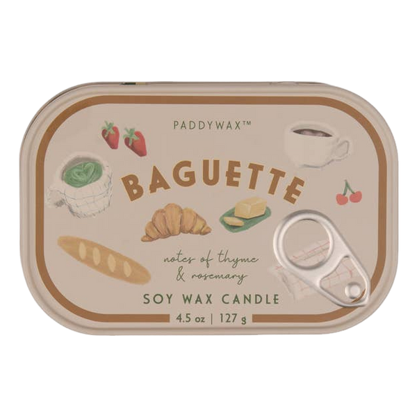 Bistro 4.5oz/127g Printed Tin Candle