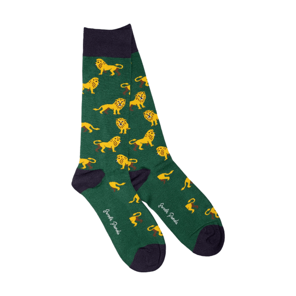 Swole Panda Patterned Bamboo Socks for Men