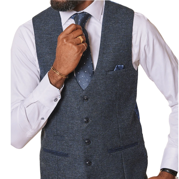 Marc Darcy Marlow Tweed Waistcoat