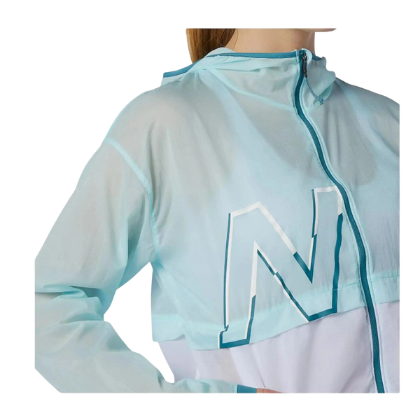 New Balance Women Printed Impact Run Jacket