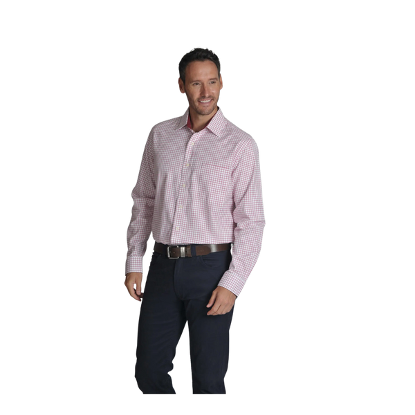 Schoffel Cambridge Classic Shirt for Men in Deep Red