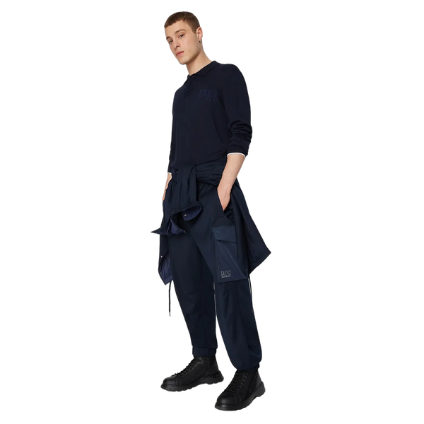 Armani Exchange Long Sleeve Polo Shirt