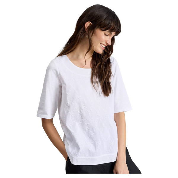 White Stuff Weaver Broderie Tee