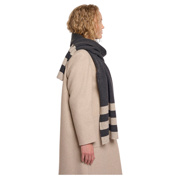 Rino & Pelle Hetty Knitted Striped Scarf