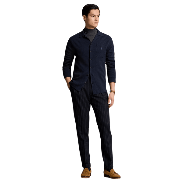 Polo Ralph Lauren Camp Collar Long Sleeve Cardigan for Men