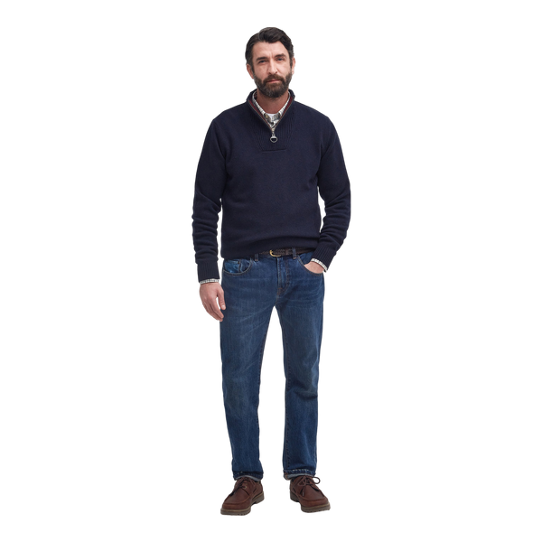 Barbour Nelson Essential Half Zip Knitted Jumper