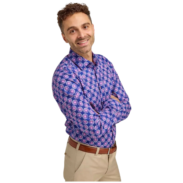 Double Two Bold Print Formal Shirt