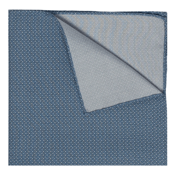 William David Plain Texture Printed Pocket Square