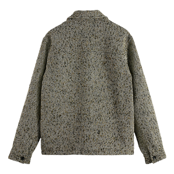 Scotch & Soda Tweed Wool Blend Overshirt