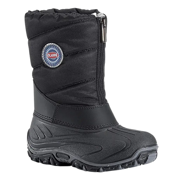 Olang BMX Front Zip Winter Boot for Boys in Nero