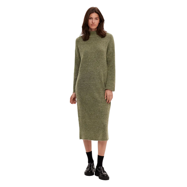 Selected Femme Knitted Midi Dress for Women