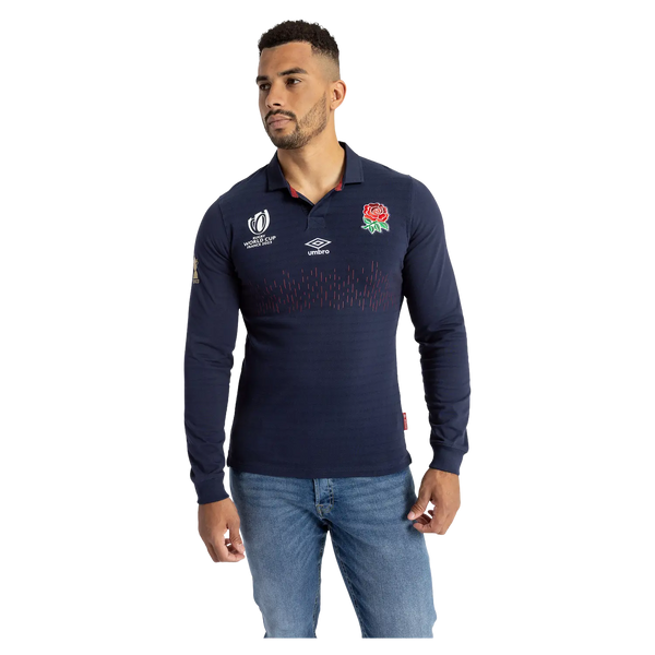 Umbro England Rugby World Cup 23/24 Alternate Classic Jersey Long Sleeved Top