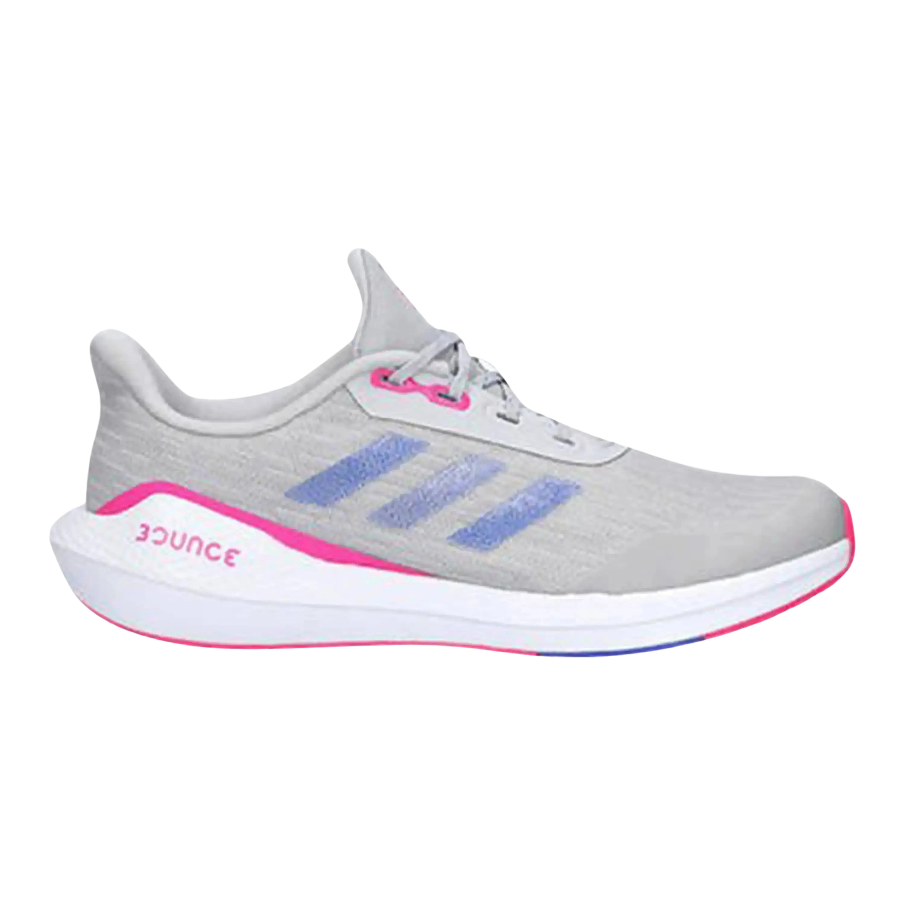 Adidas Eq21 Run Shoes For Kids In Grey Two Shock Pink Coes