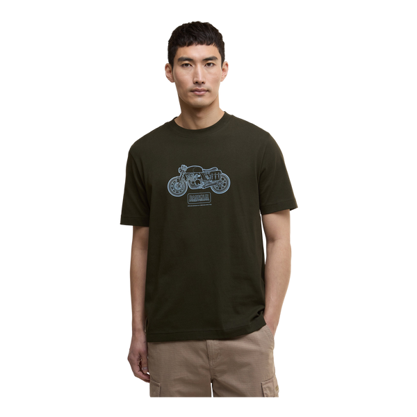 Barbour International Morris Motorbike Graphic T-shirt