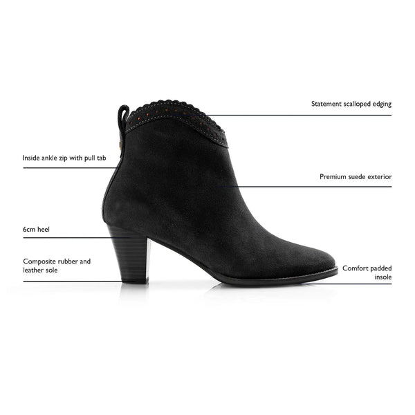Fairfax & Favor Regina Suede Ankle Boots for Women