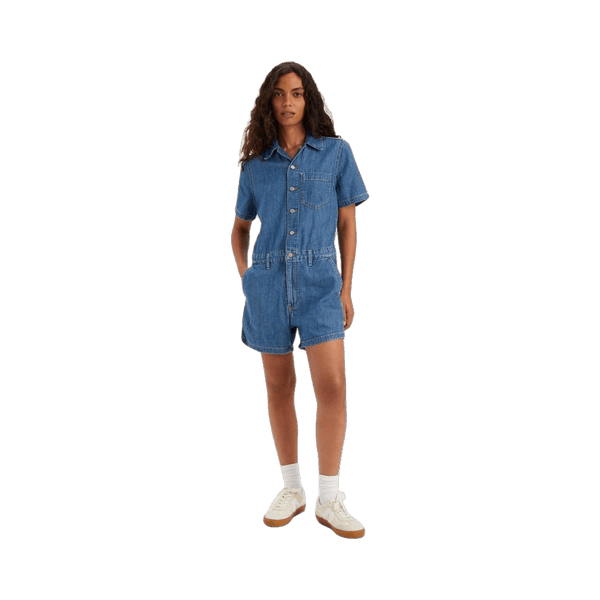 Levi's Short Sleeve Heritage Romper Jumpsuit