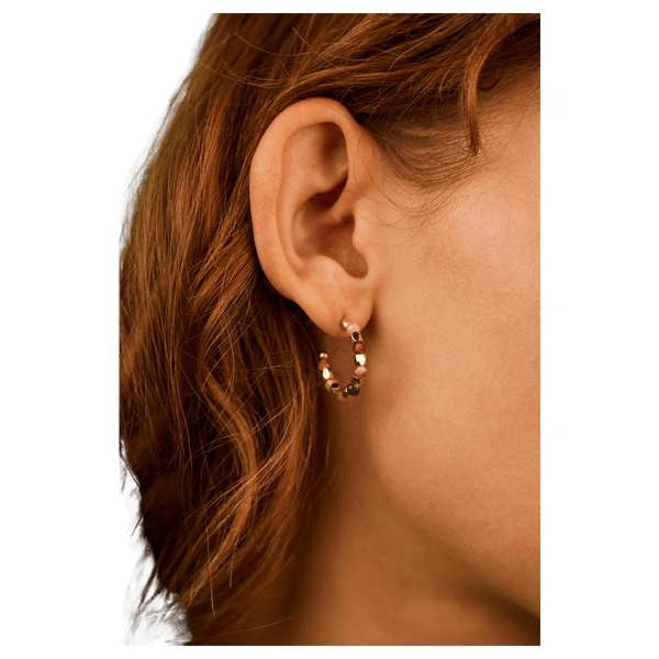 Estella Bartlett Coco Gemstone Bubble Hoop Earrings