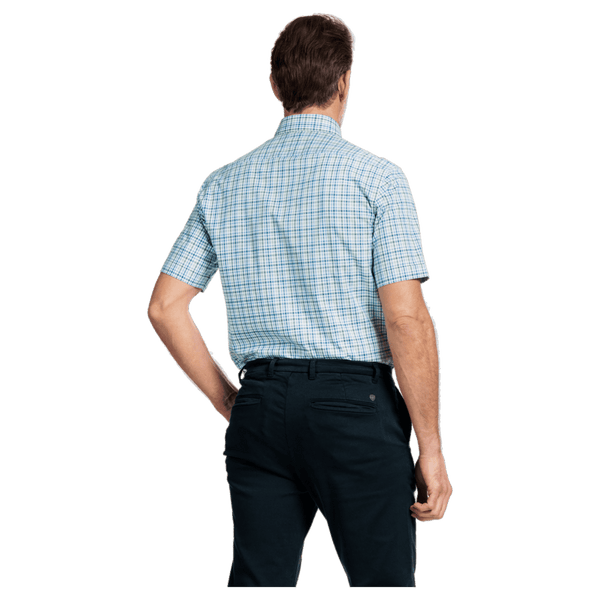 Giordano Short Sleeve Checked Shirt for Men
