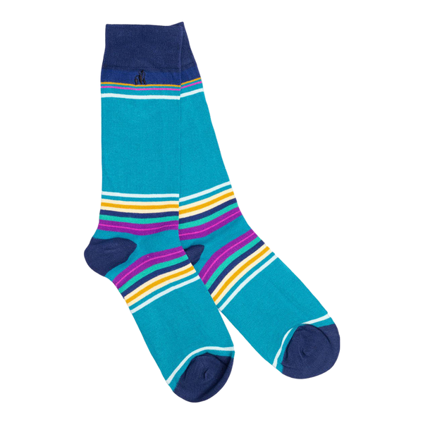 Swole Panda Stripe Bamboo Socks