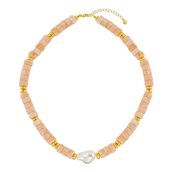 Orelia Jewellery Statement Pearl & Bead Necklace