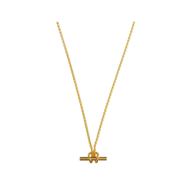 Orelia Jewellery T-Bar Chain Knot Necklace