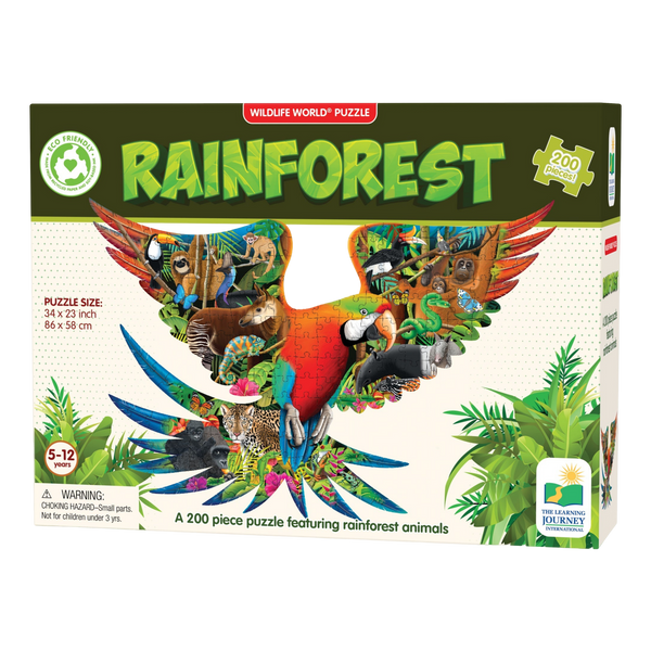 University Games Wildlife World Puzzle - Rainforest