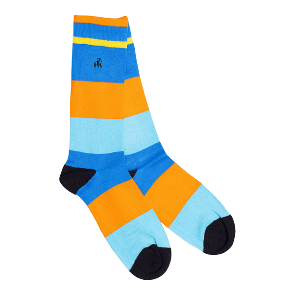 Swole Panda Stripe Bamboo Socks