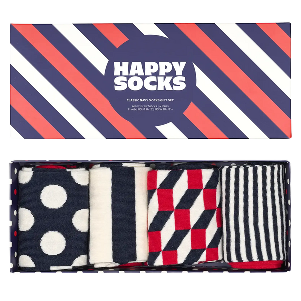 Happy Socks Classic Navy Gift Set