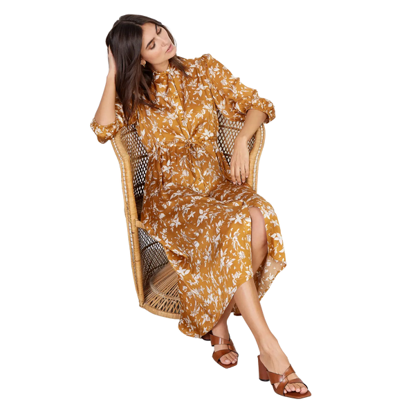 Soya Concept Moa Satin Printed Shirt Dress