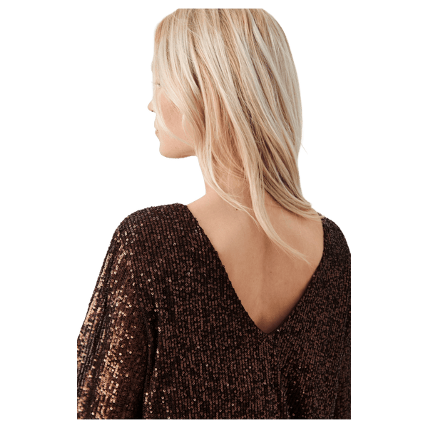 Part Two Darleena Long Sleeve Sequin Top for Women