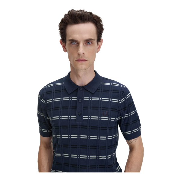 Fred Perry Rib Knitted Polo Shirt