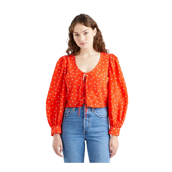 Levi's Fawn Tie Blouse for Women