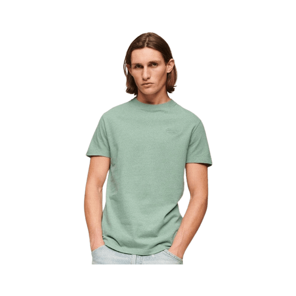 Superdry Organic Cotton Essential Logo Embroidery T-Shirt for Men