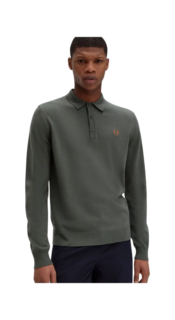 Fred Perry Classic Knitted Polo Shirt for Men