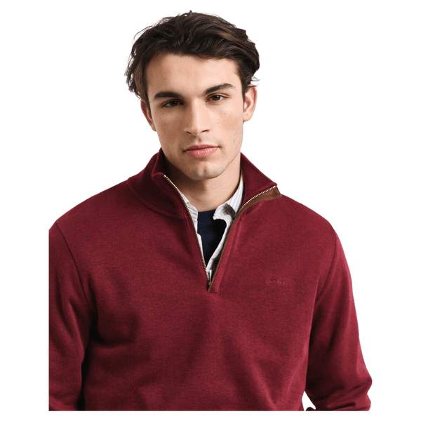 GANT Sacker Rib Half Zip Sweatshirt