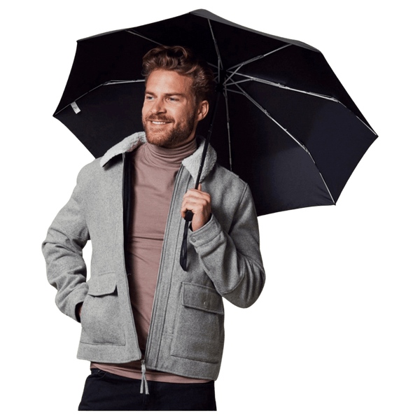 Fulton G819 Open & Close 17 Umbrella in Black