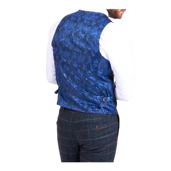 Marc Darcy Eton Tweed Suit Waistcoat