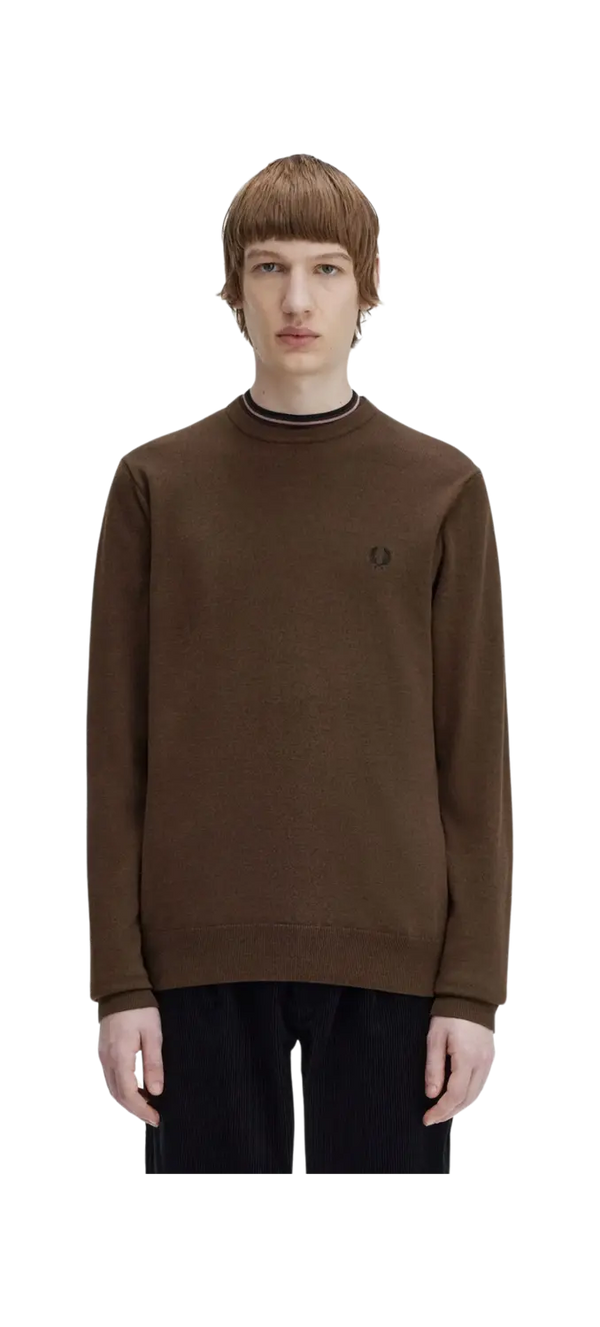 Fred Perry Classic Crew Neck Jumper for Men