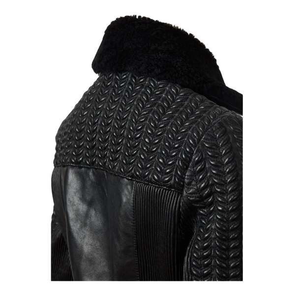 Holland Cooper Chelsea Leather Biker Jacket for Women