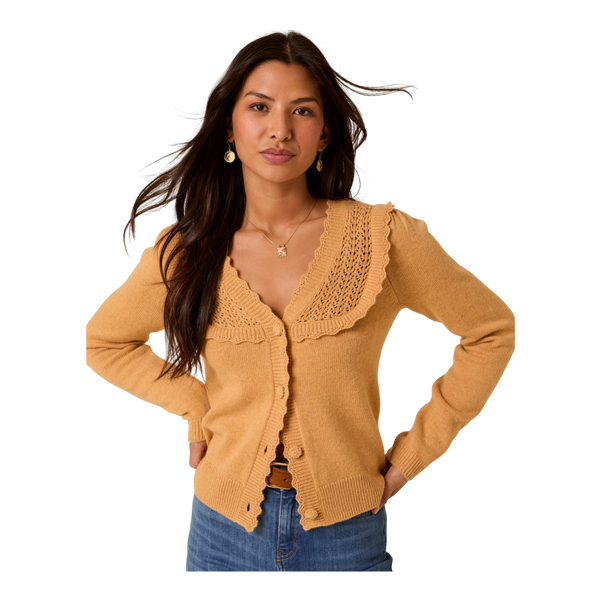 Nobody's Child Pointelle Yolk Cardigan