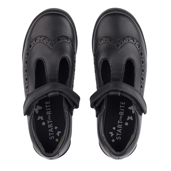 Leapfrog School Shoes for Girls in Black